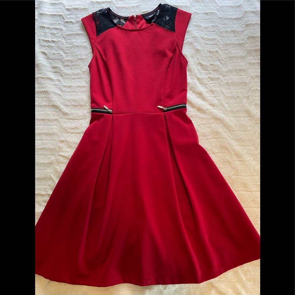 Sassy fit and flare dress